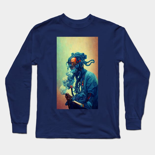 Future Human - 079 - Spiritual Leader Long Sleeve T-Shirt by Sticky Fingers